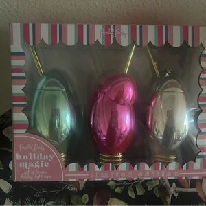 Packed Party Festive Cups - Pink, Green, Silver NIB